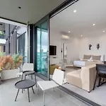 Sleek Modern Studio With Balcony