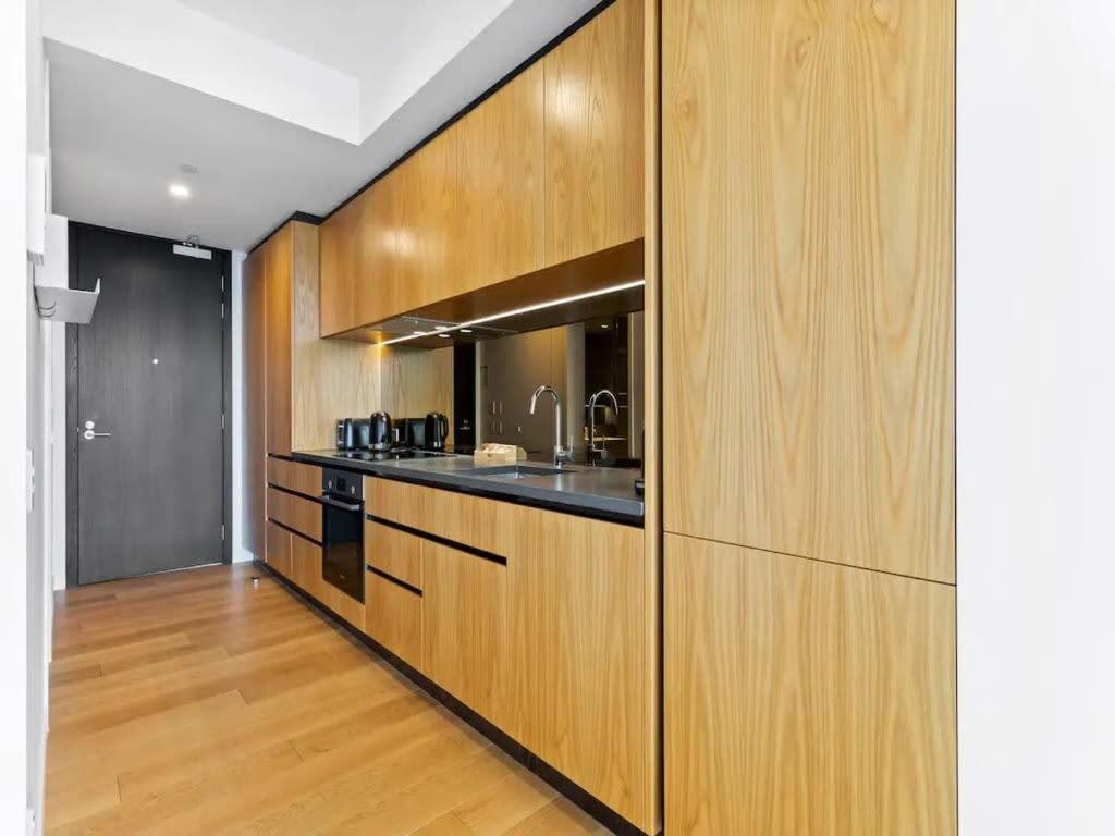 Sleek Modern With Balcony Apartment