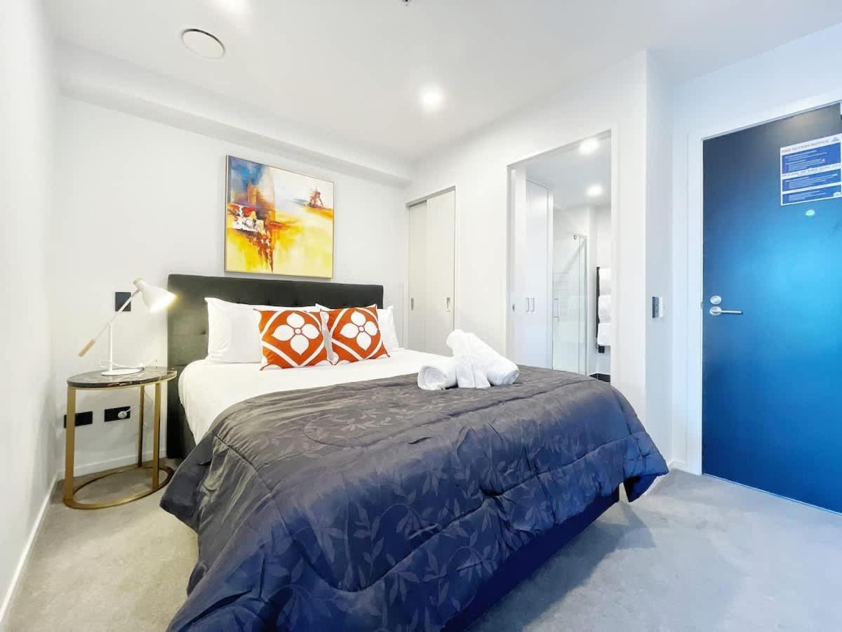 Chic Downtown 1bed Aircon With Pool Gym Sauna Near Skytower Auckland