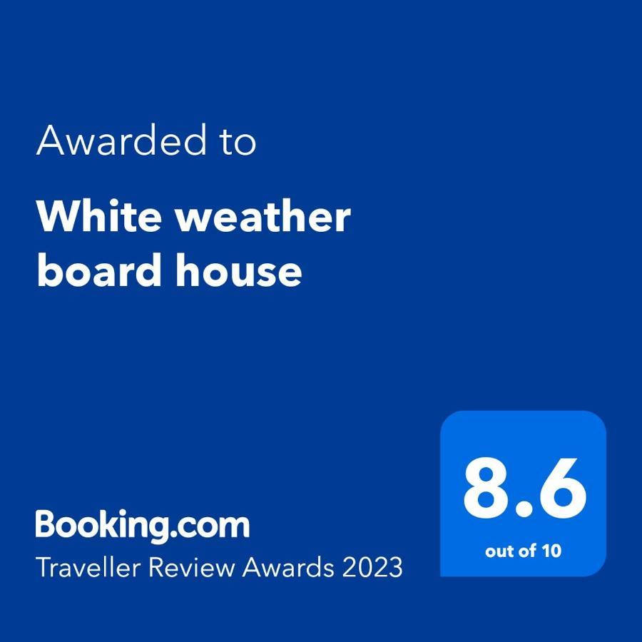 White Weather Board House Villa *