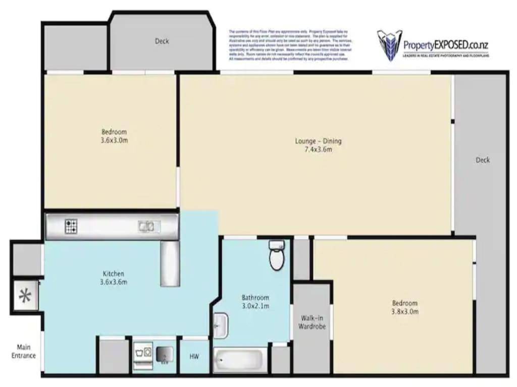 Eden Terrace Two Bedroom Free Parking Auckland